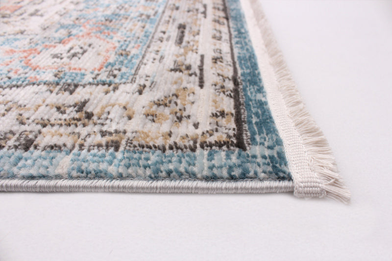 Zarita Blue Rug 6'7\" X 9'6\" Area Rug