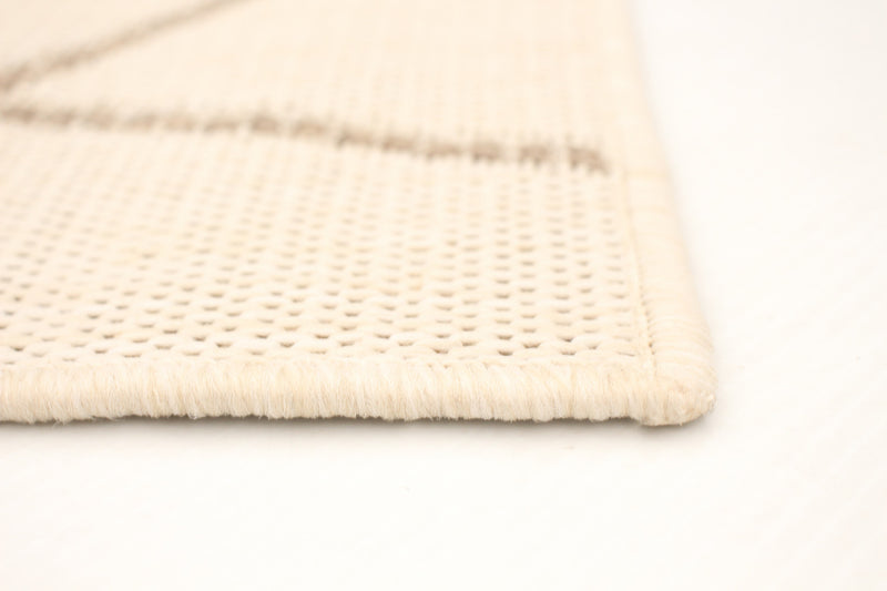 Sadie Abstract Champagne-Taupe Area Rug - 7'10\" x 10'2\"