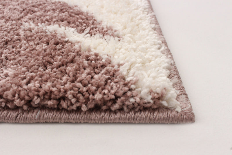 Luci Pink Shag 7'10\" x 10'0\" Area Rug