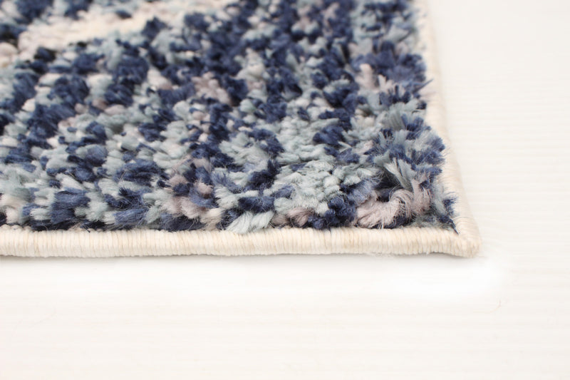 Makondo Abstract Blue Area Rug - 5'3\" x 7'3\"