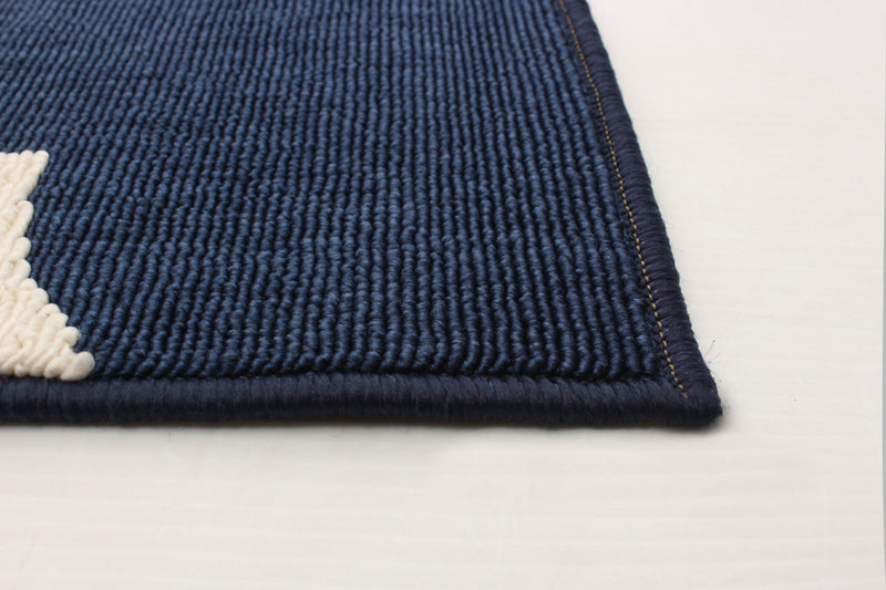 Sophie Ivory-Navy Area Rug - 3'11\" x 5'7\"