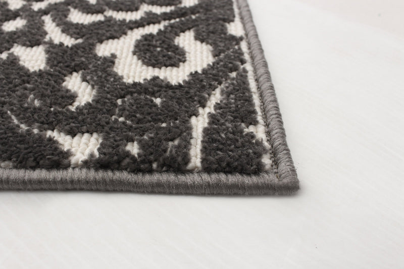 Caledonia Grey 6'7\" x 9'6\" Area Rug