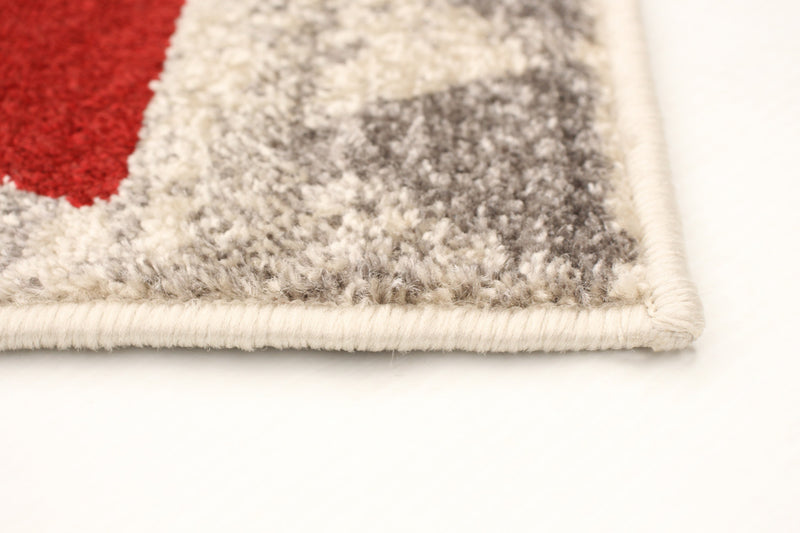 Raja Ivory-Red Area Rug - 7'10\" x 10'2\"