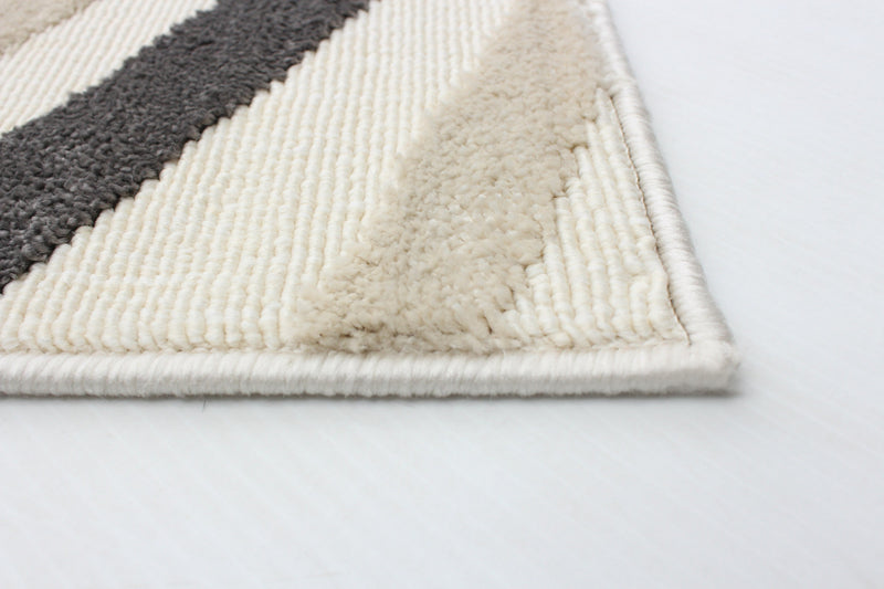 Nikkos Taupe 6'7\" x 9'6\" Area Rug