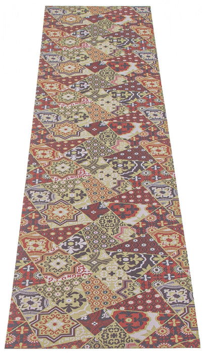 Bellezza Red / Green 2'2\" x 20'0\" Area Rug
