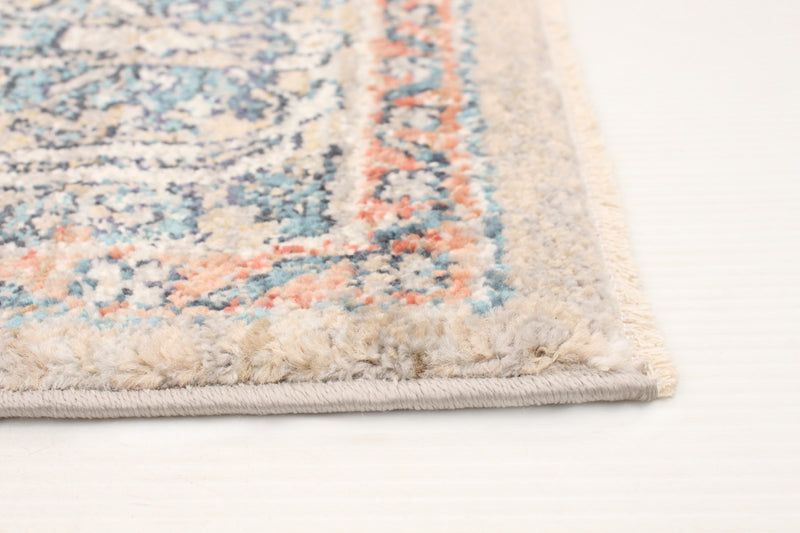 Bolivar Yalameh Blue -Grey Area Rug - 5'3\" x 7'6\"