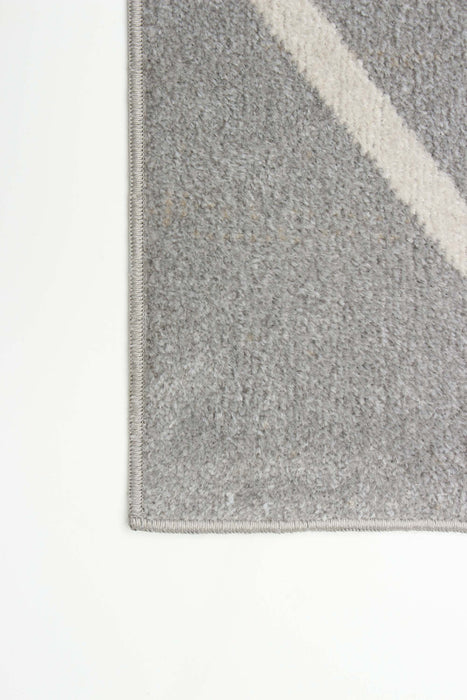 Kenza Grey Machine Washable Area Rug - 5'0\" x 7'0\"
