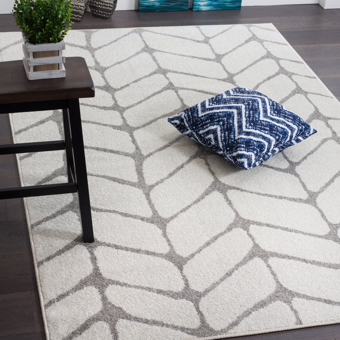 Lav Arco Grey 4x6 Area Rug