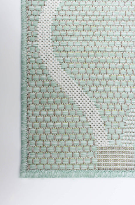 Neisha Abstract Mint Rug 6'7\" X 9'6\" Area Rug