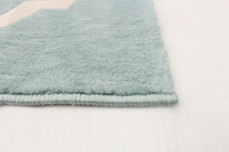 Aliya Aqua 5'3\" x 7'7\" Area Rug