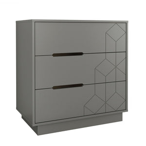 Nordika 3-Drawer Chest - Grey