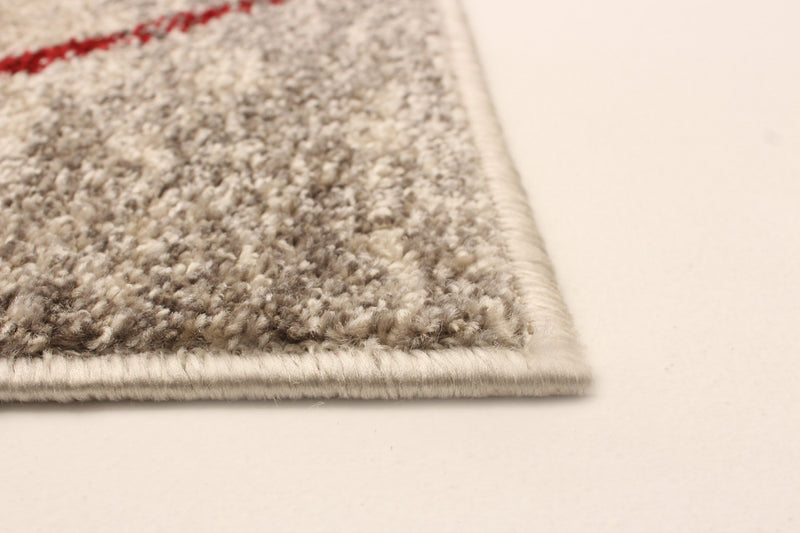 Grande Ivory/Red6'7\" X 9'6\" Area Rug
