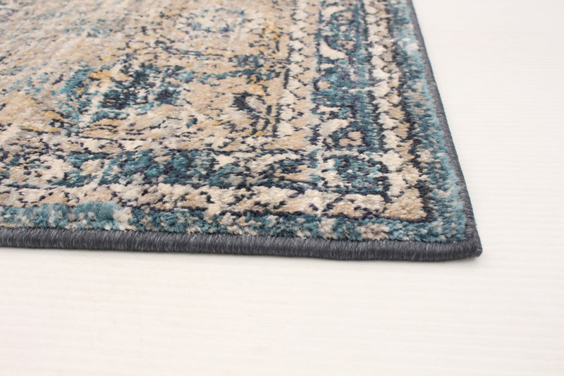 Bolivar Bijar Blue Area Rug - 5'0\" x 8'0\"