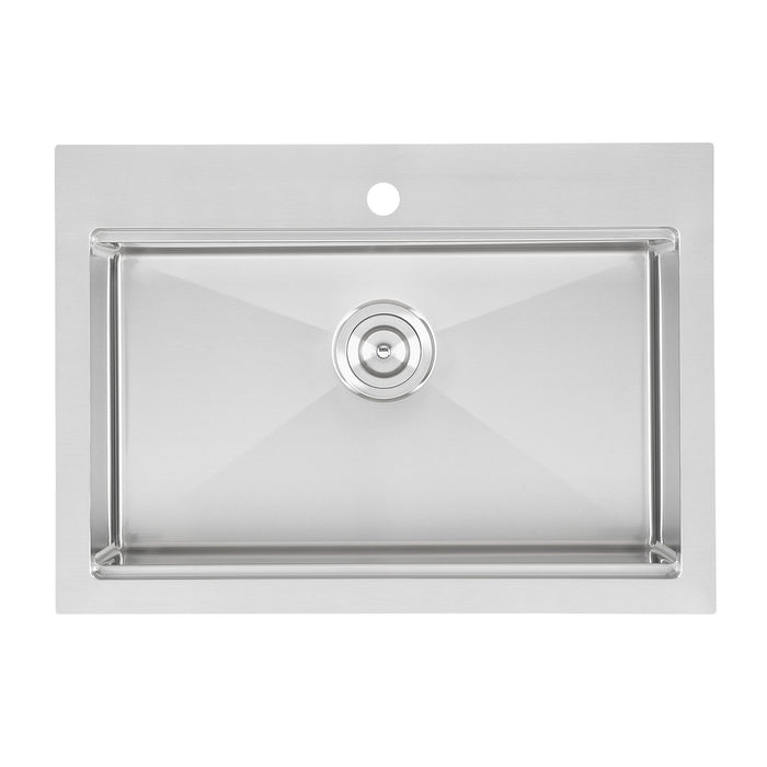 Ancona 28\" Drop-In Workstation Kitchen Sink - AN-3127