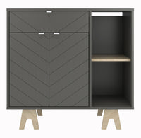 Nordika Gossip Accent Cabinet - Grey 