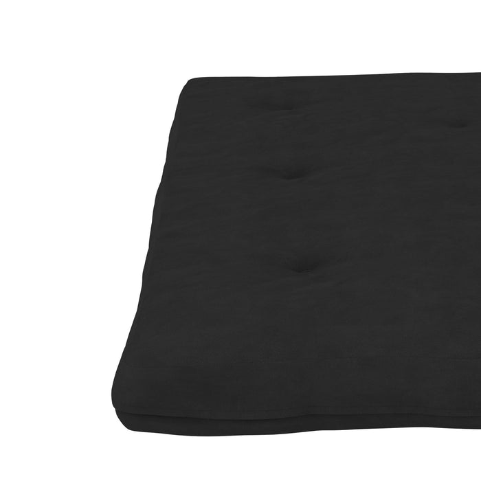 DHP Fletcher Thermobonded Polyester Fill Full Futon Mattress - Dark Grey