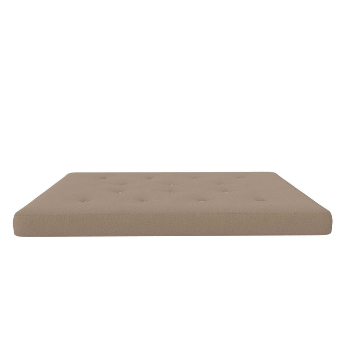 Signature Sleep Braga Full Bonnell Coil Futon Mattress - Tan