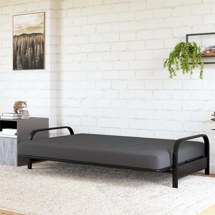 Signature Sleep Braga Full Bonnell Coil Futon Mattress - Grey