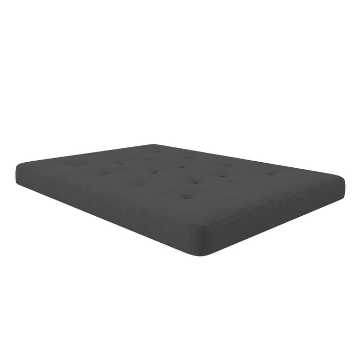 Signature Sleep Braga Full Bonnell Coil Futon Mattress - Grey