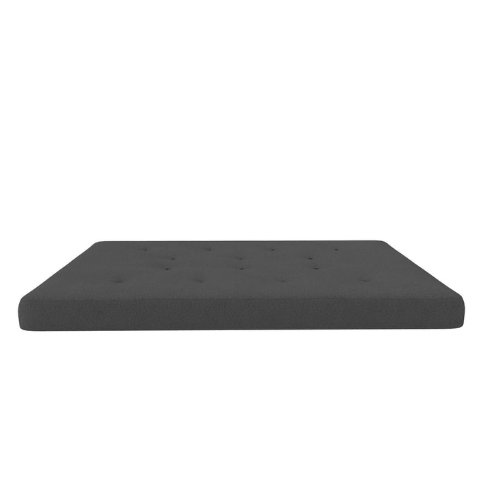 Signature Sleep Braga Full Bonnell Coil Futon Mattress - Grey