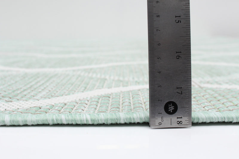 Neisha Abstract Mint Rug 5'3\" X 7'3\" Area Rug