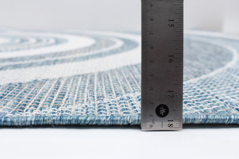 Neisha Modern Blue Rug 6'7\" X 9'6\" Area Rug