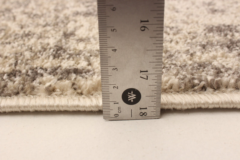 Ellegance Ivory / Blue 6'7\" x 9'6\" Area Rug