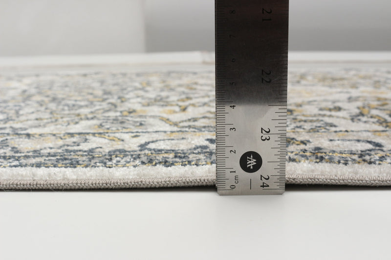 Legacy Ivory Machine Washable Area Rug - 2'6\" x 8'0\"