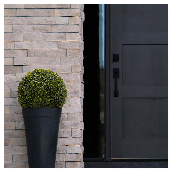 Artificial Boxwood 11\" Foliage Ball 2 Pieces