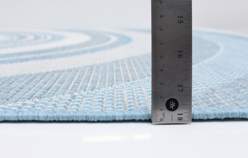 Neisha Modern Light Blue Rug 5'3\" X 7'3\" Area Rug