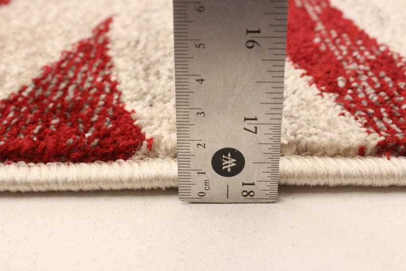 Arusha Ivory / Red 3'11\" x 5'7\" Area Rug