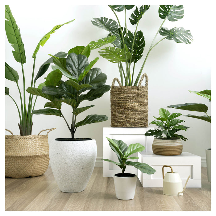 Artificial 59\" Areca Palm Indoor & Outdoor In Black Pot