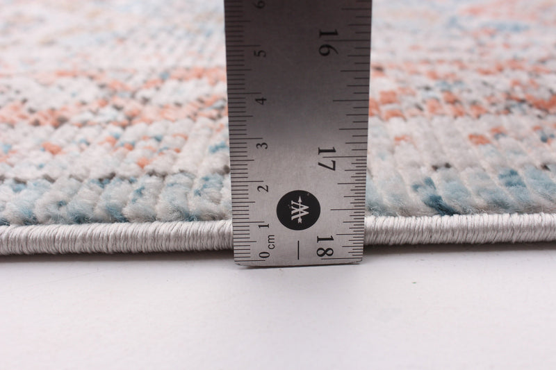 Leandra Copper/bluer Rug 5'3\" X 7'3\" Area Rug