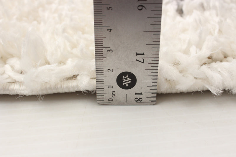 Helma Liv Cream Shag 3'11\" X 5'11\" Area Rug