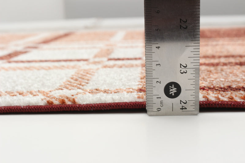 Roma Copper Machine Washable Area Rug - 2'6\" x 8'0\"