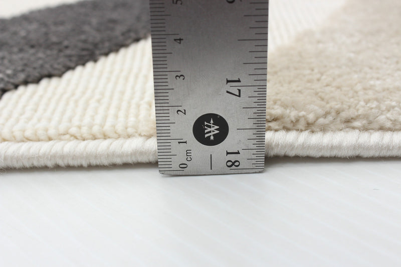 Nikkos Taupe 6'7\" x 9'6\" Area Rug