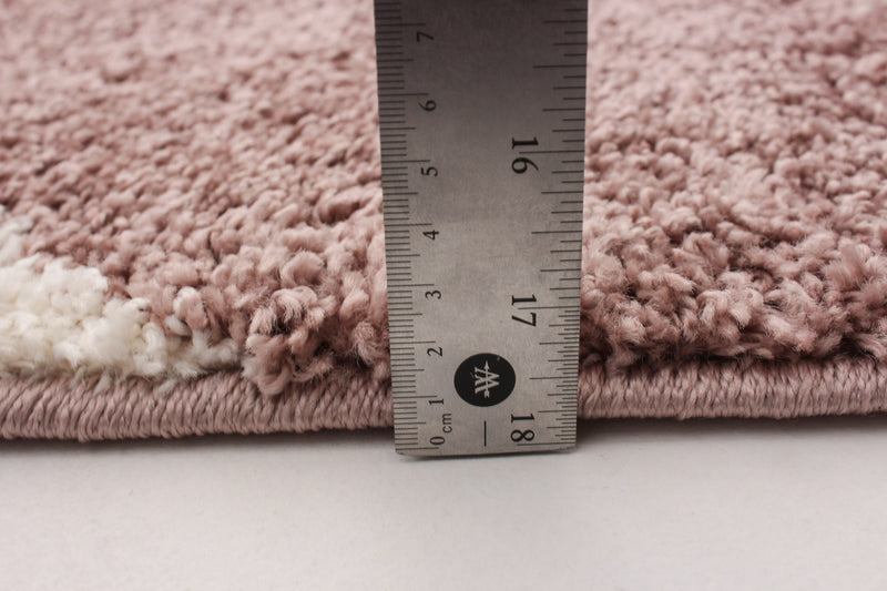 Luci Pink Shag 7'10\" x 10'0\" Area Rug