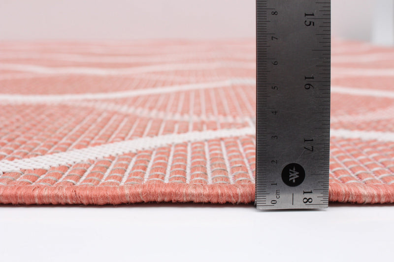 Neisha Abstract Coral Rug 5'3\" X 7'3\" Area Rug