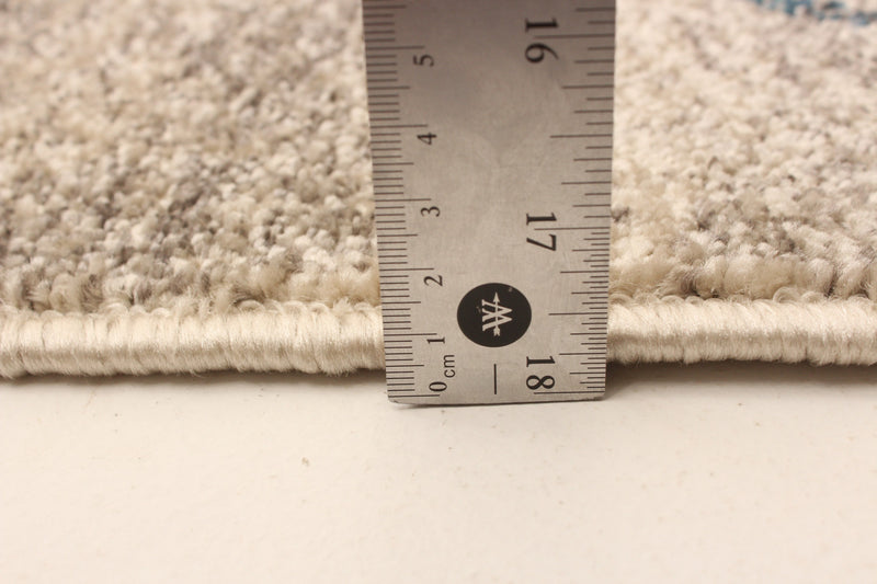 Grande Ivory/Blue 6'7\" X 9'6\" Area Rug