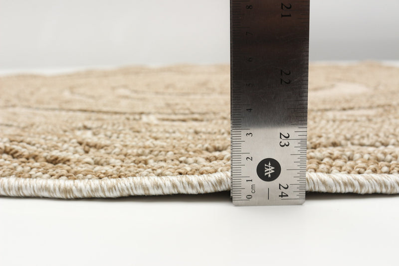 Ping Taupe Area Rug - 8'0\" x 8'0\"