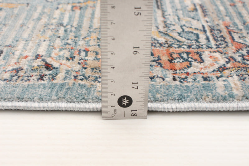 Baina Heriz Blue Area Rug - 6'7\" x 9'10\"