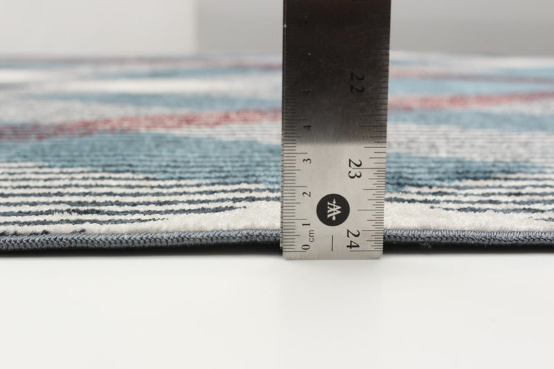 Kors Blue Machine Washable Area Rug - 8'0\" x 10'0\"