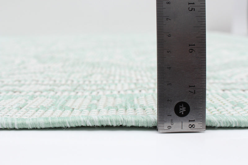 Neisha Traditional Mint Rug 6'7\" X 9'6\" Area Rug