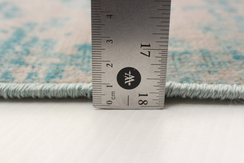 Janaki Teal 6'7\" x 9'6\" Area Rug