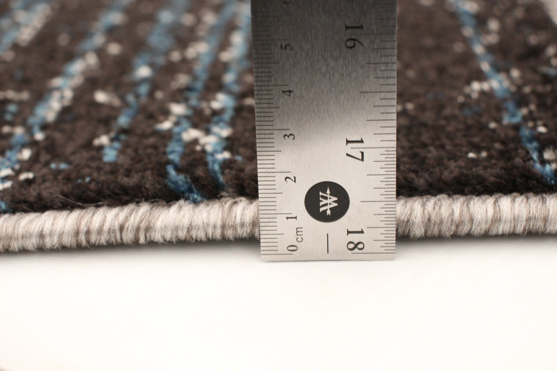 Aya Grey-Blue Area Rug - 3'11\" x 5'7\"