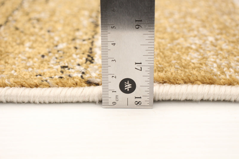Aya Ivory-Brown Area Rug - 3'11\" x 5'7\"