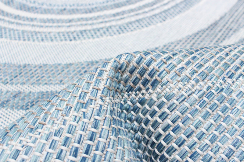 Neisha Modern Blue Rug 6'7\" X 9'6\" Area Rug