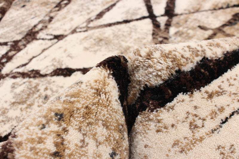 Cherokee Chocolate, Gold Area Rug - 7'10\" X 10'2\" 
