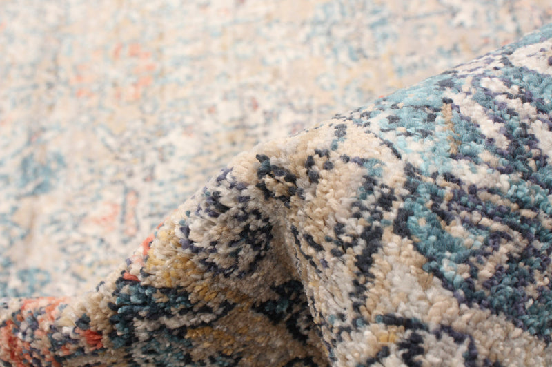 Bolivar Yalameh Blue-Grey Area Rug - 5'0\" x 8'0\"