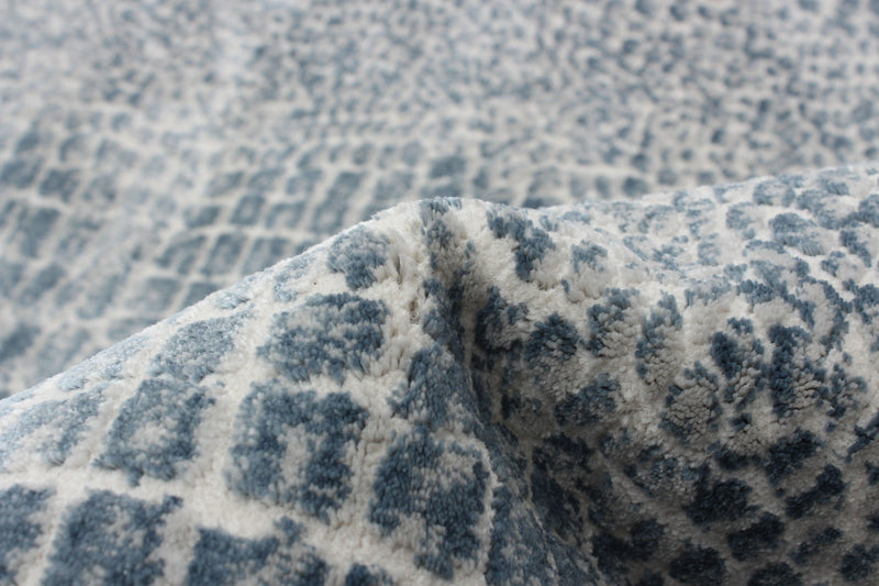 Kecia Blue/cream Rug 5'3\" X 7'3\" Area Rug